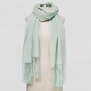 Mint green blanket scarf NEW.